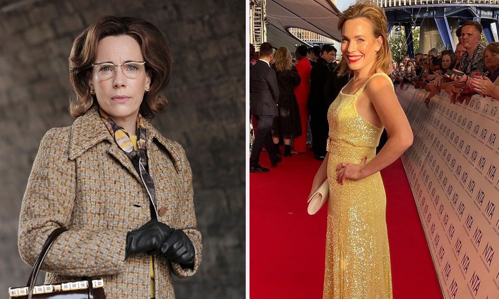 Laura Main in and out of costume