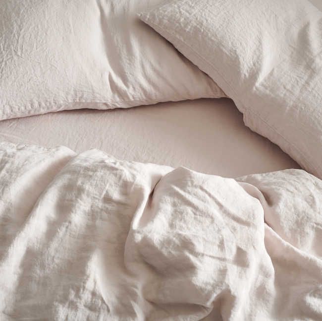best cooling bedding 100 per cent linen sheets