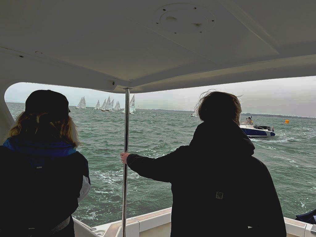 A blustery morning out on the Solent 