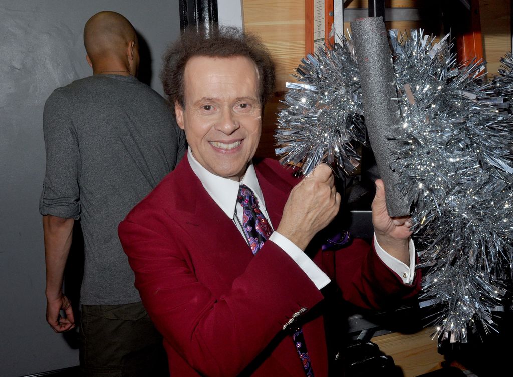Personality Richard Simmons post performance at SPARKLE: An All-Star Holiday Concert at ACME Comedy Theatre on December 13, 2013 in Los Angeles, California.