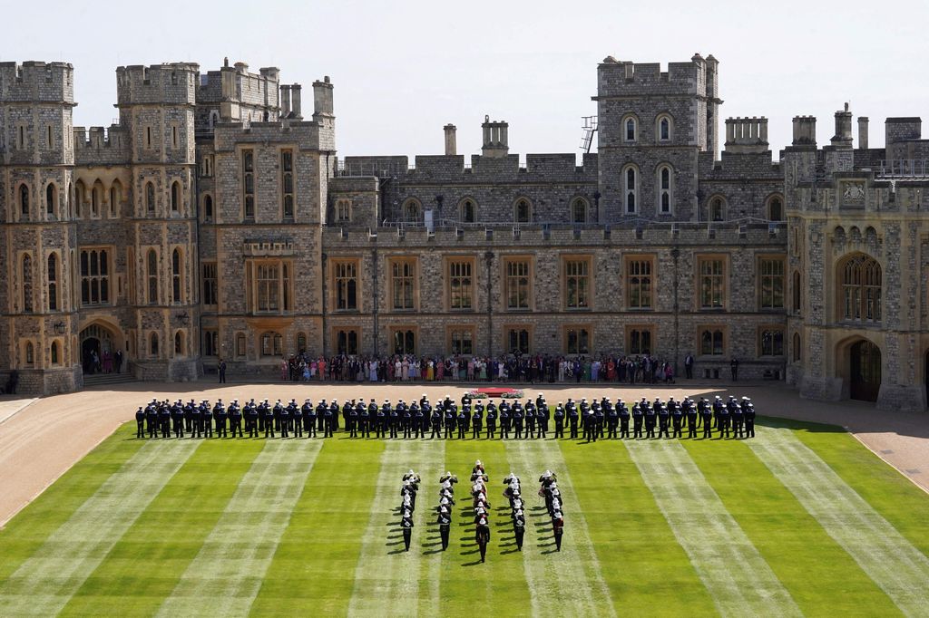 The ceremony took place at Windsor Castle