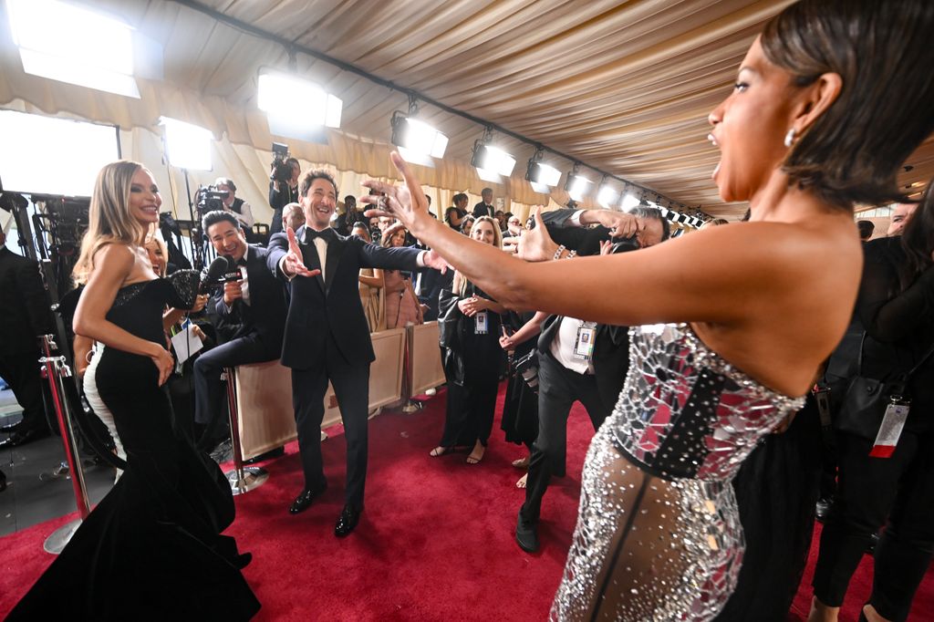 Georgina Chapman, Adrien Brody, Halle Berry at the 97th Oscars