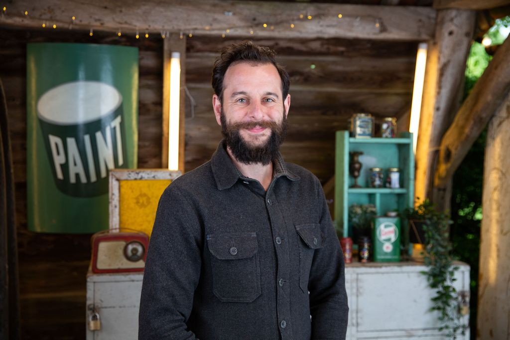 Headshot of Dominic Chinea in The Repair Shop barn
