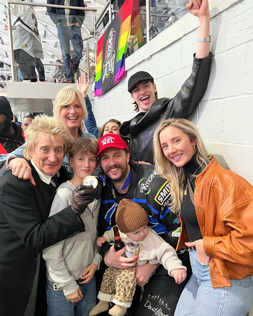 Rod, Penny and their youngest sons made sure to be there for Liam and his family