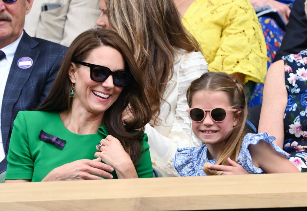 kate and charlotte laughing 