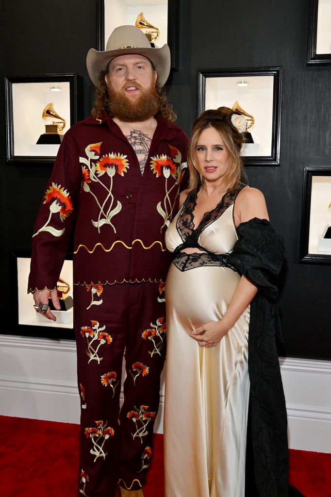 John Osborne and Lucie Silvas attend the 65th GRAMMY Awards on February 05, 2023 