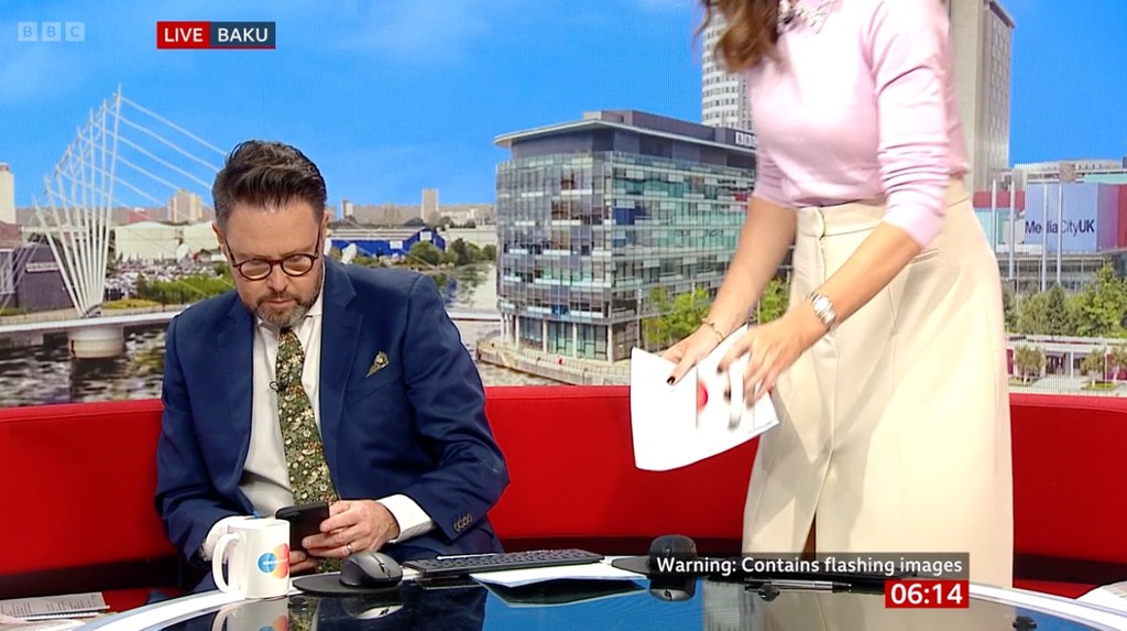 One fan wrote "Oopsie" in response to the BBC Breakfast blunder