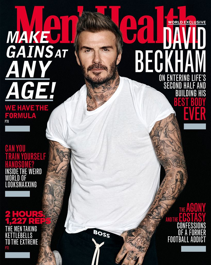 David Beckham Men's Health cover star