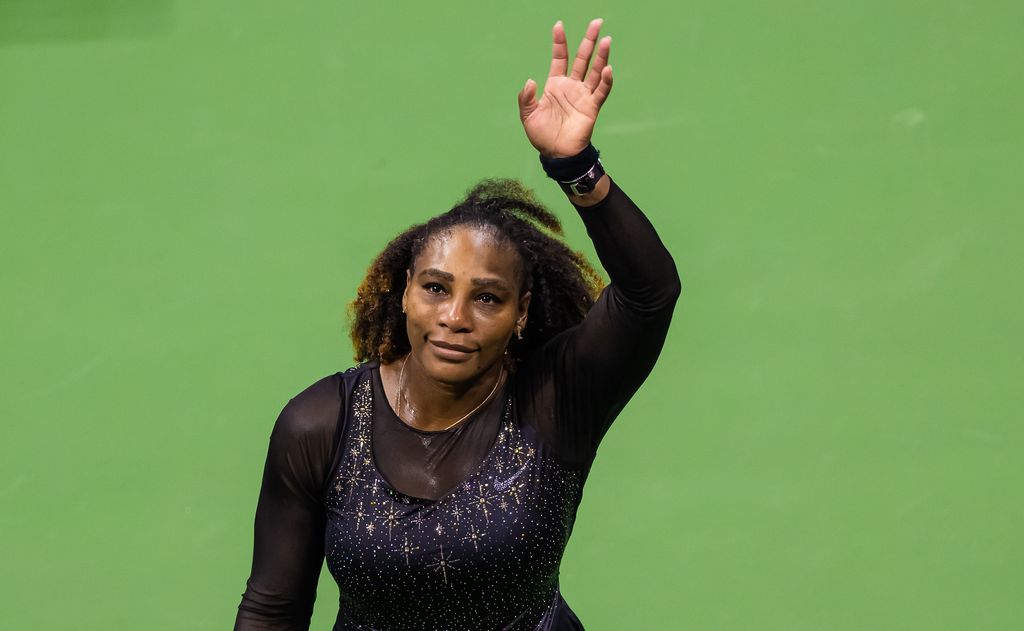 Serena Williams of the United States walks off the court after having played her final career match against Ajla Tomljanovic of Australia in the third round on Day 5 of the US Open Tennis Championships at USTA Billie Jean King National Tennis Center on Se