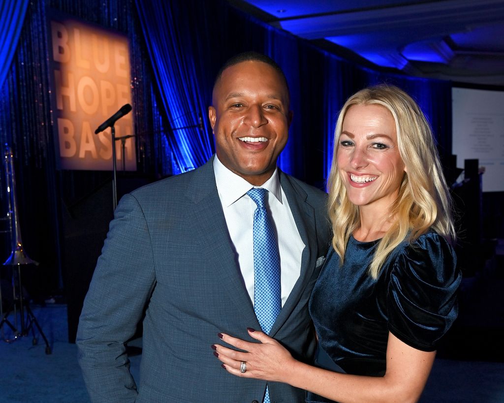 Craig Melvin and Lindsay Czarniak host the 12th Annual Colorectal Cancer Alliance Blue Hope Bash at the Ritz-Carlton Hotel on October 29, 2022 in Washington, DC.