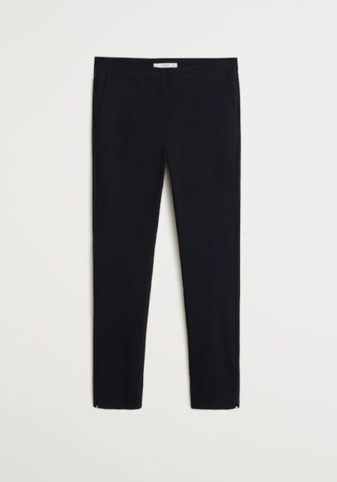 mango cropped trousers