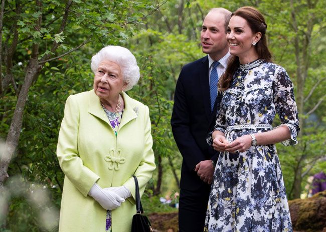 royals at chelsea flower show