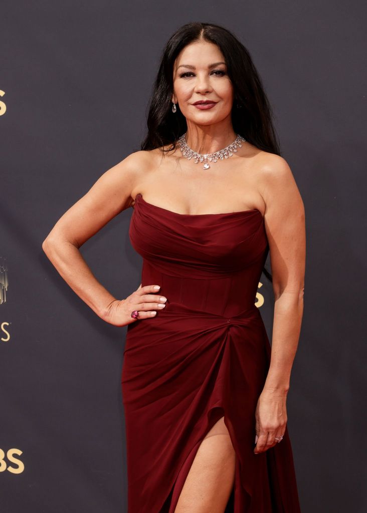 Catherine Zeta-Jones attends the 73RD EMMY AWARDS on Sunday, Sept. 19 on the CBS Television Network and available to stream live and on demand on Paramount+