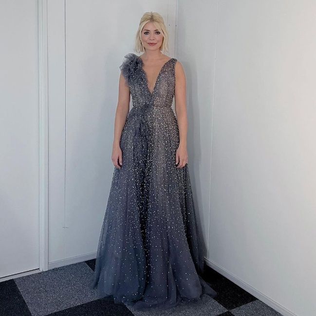 holly willoughby sparkling dress