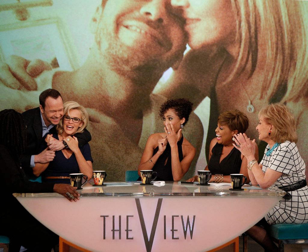THE VIEW - Co-host Jenny McCarthy announced her engagement to Donnie Wahlberg today; Wednesday; April 16; 2014 on Walt Disney Television via Getty Images's "The View."   "The View" airs Monday-Friday on the Walt Disney Television via Getty Images Television Network