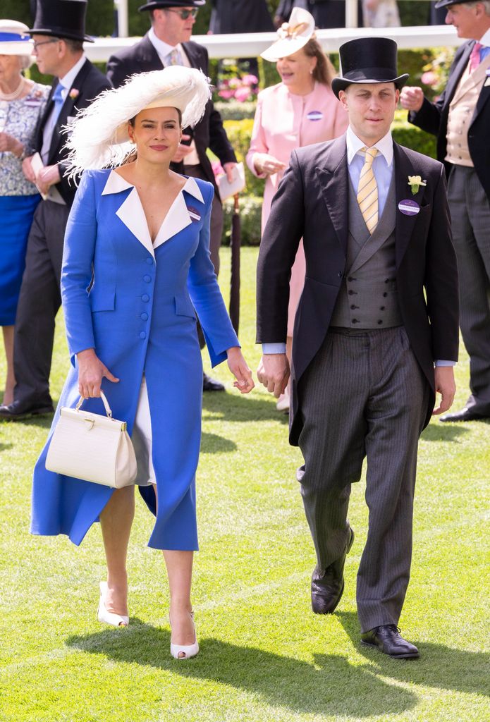 Sophie Windsor and Lord Frederick Windsor attend day four of Royal Ascot 2024 a