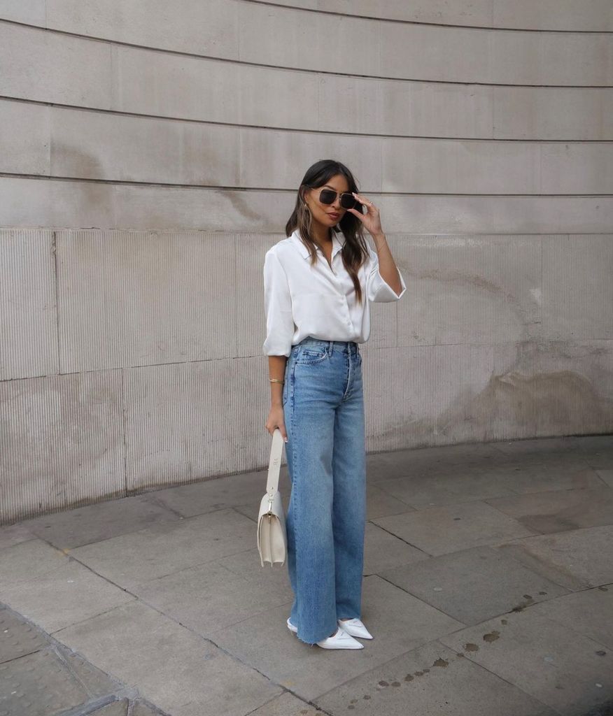 Vanessa Blair wearing the 'Getty' jeans by RAILS