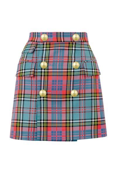 vivienne westwood tartan mini skirt