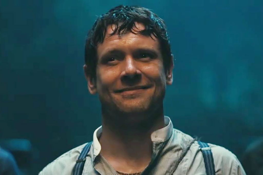 Jack O'Connell in a still from Sinners