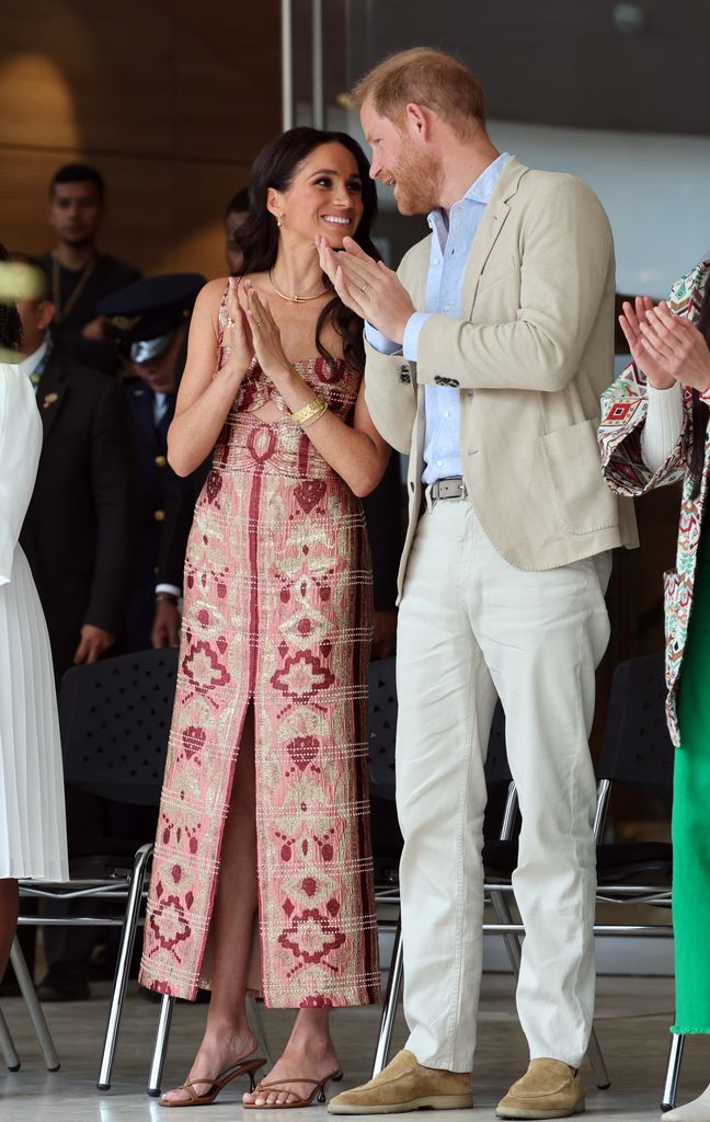 Prince Harry and Meghan are seen at the Centro Nacional de las Artes Delia Zapata