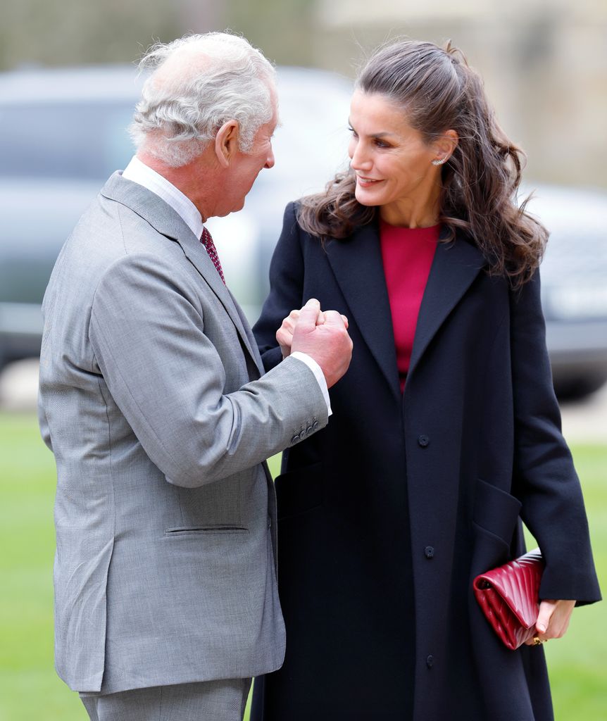 Charles with letizia