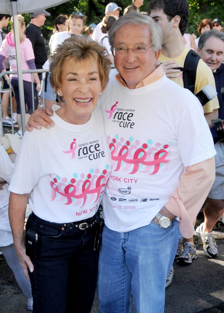 Judy Sheindlin and Jerry Sheindlin at the Susan G. Komen New York City Race For The Cure 2009 