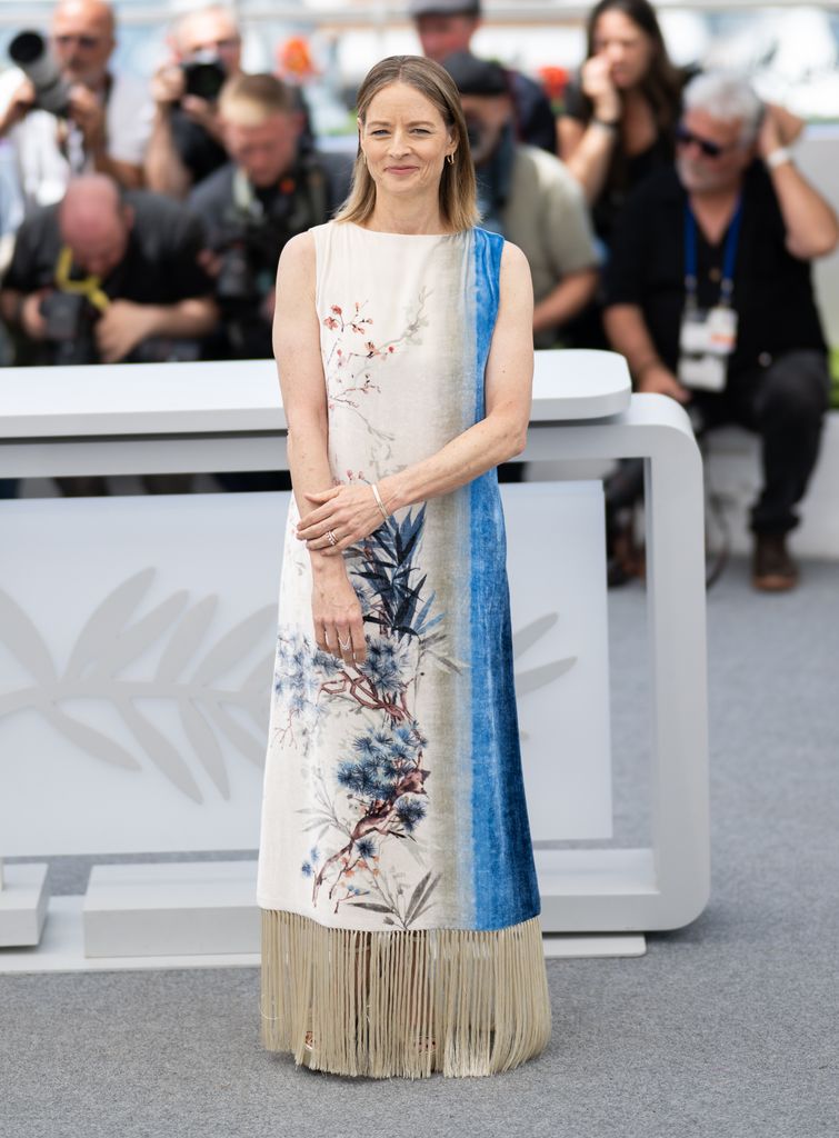 Jodie Foster in Dior gown at Cannes 2025