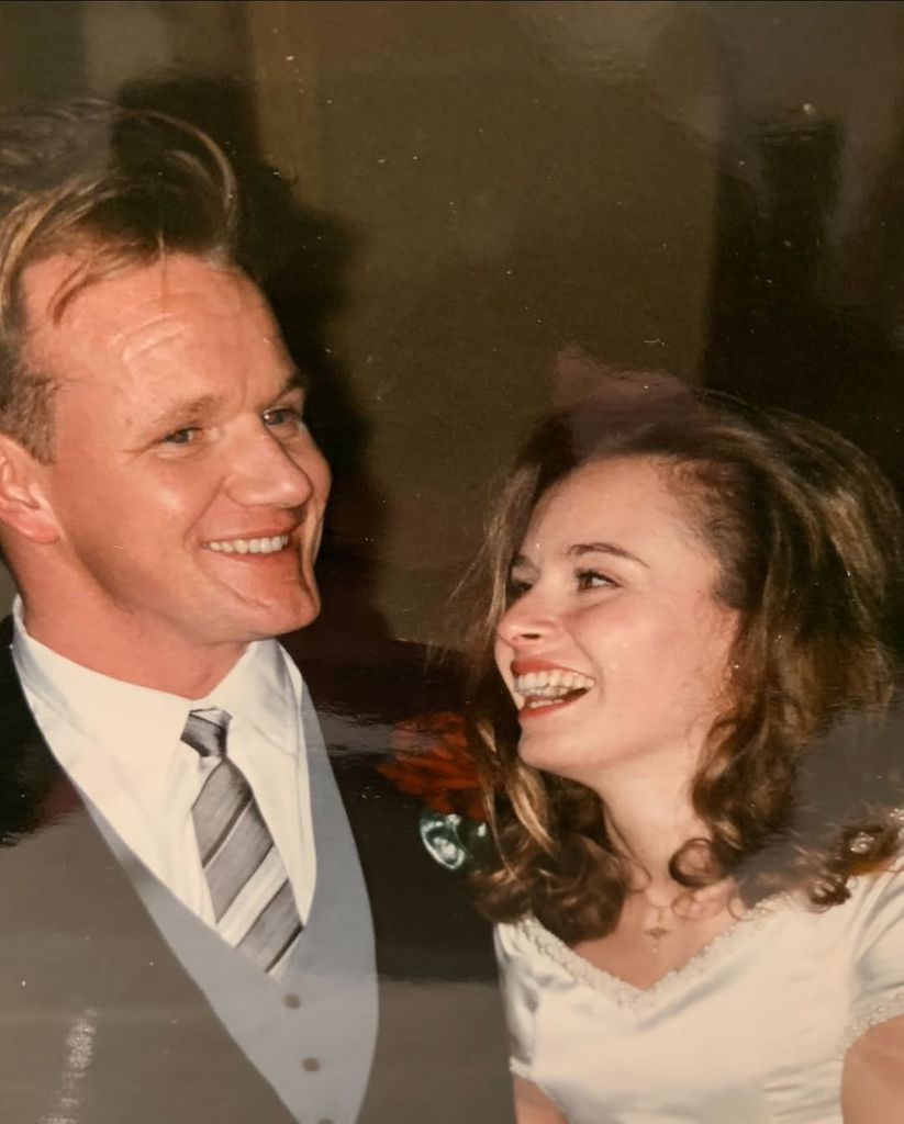A youthful Gordon and Tana on their wedding day