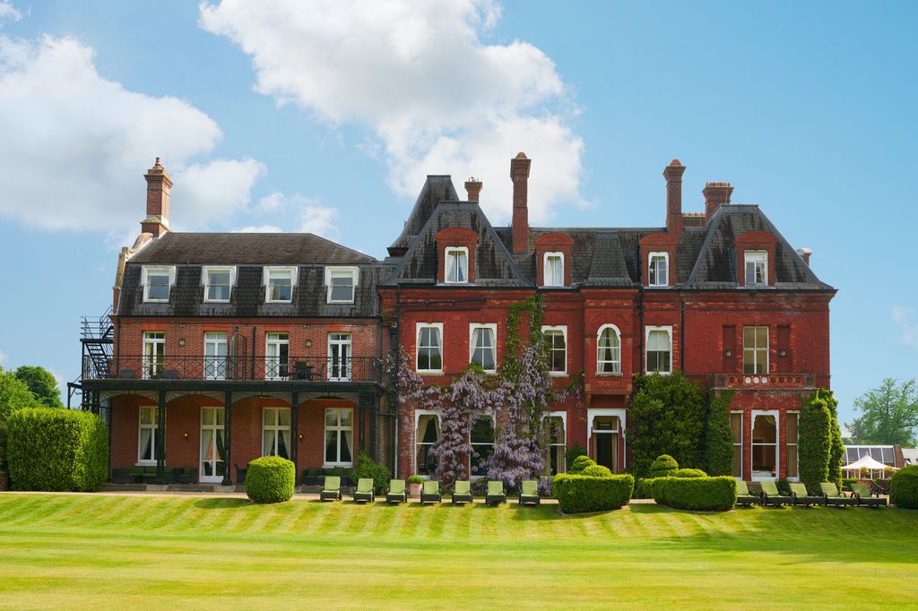 Champneys Tring exterior view with lawn