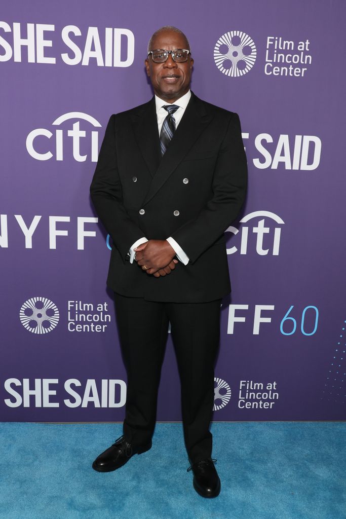 Andre Braugher attends the red carpet event for "She Said" 