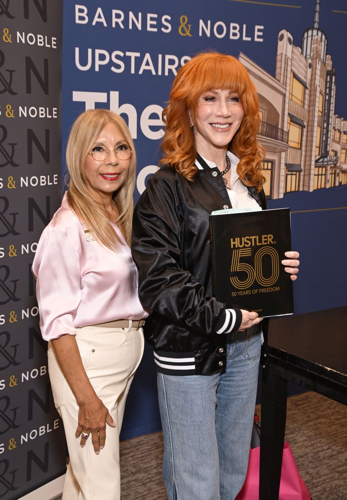 Author Liz Flynt and comedian Kathy Griffin