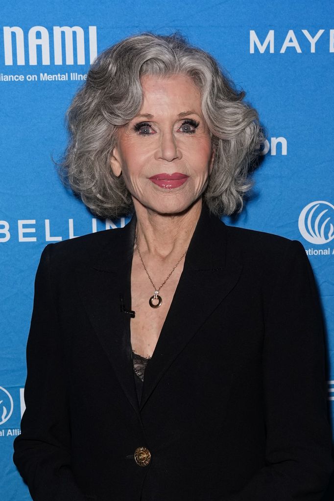 jane fonda black suit