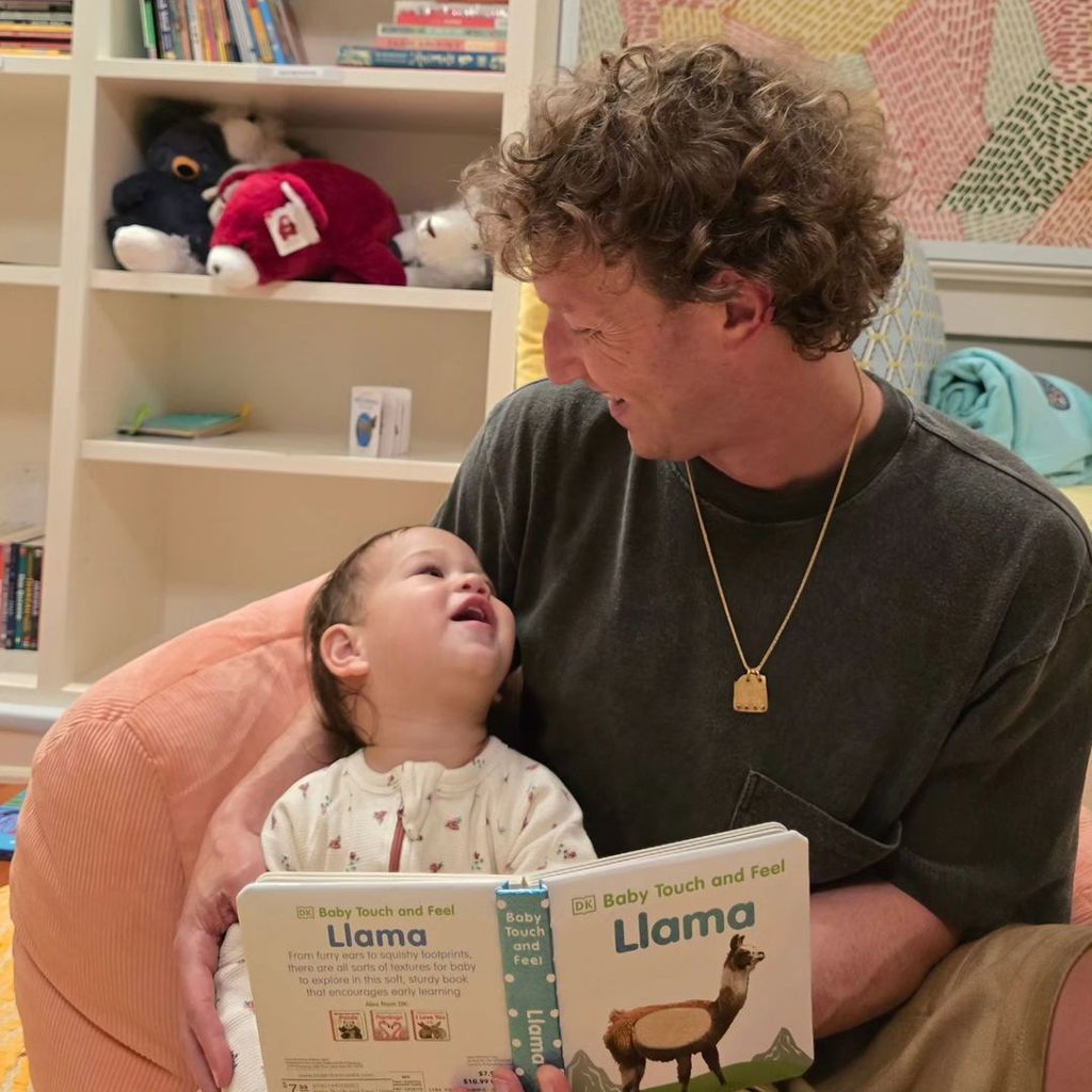 Mark with his daughter Aurelia