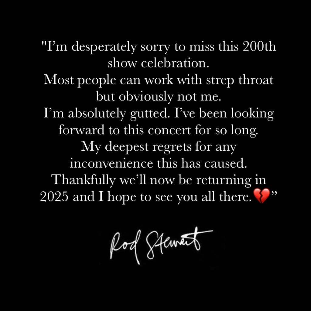 rod stewart's message on instagram 