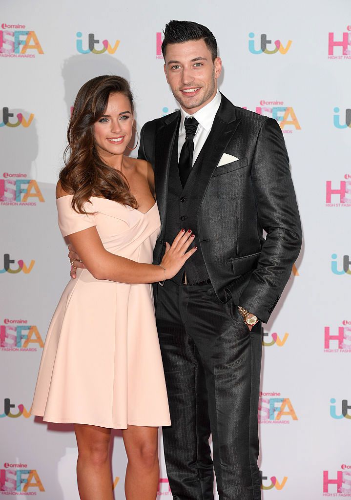Giovanni Pernice and Georgia May Foote at an ITV red carpet event
