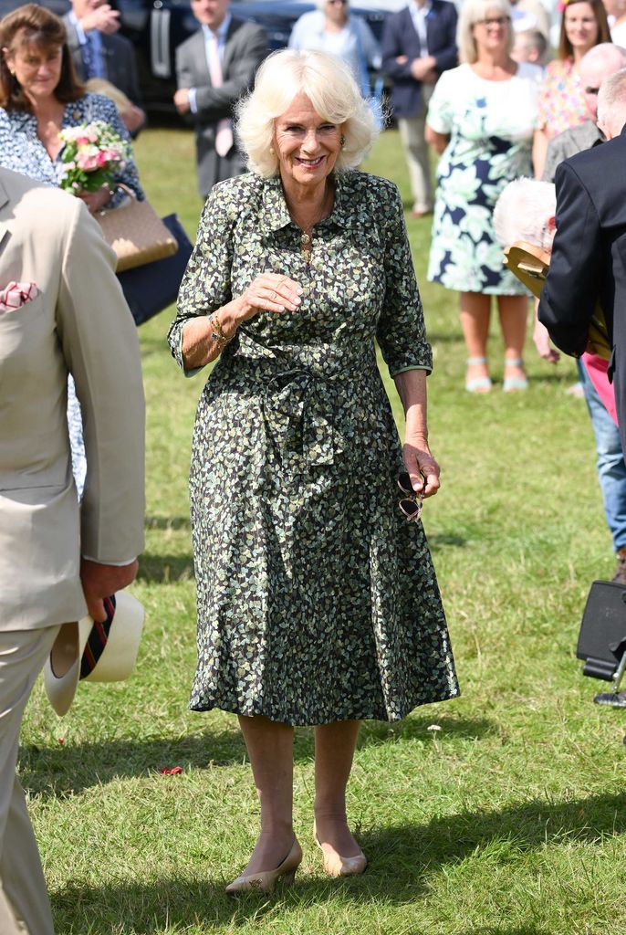 Queen Camilla at Sandringham Flower Show 2023