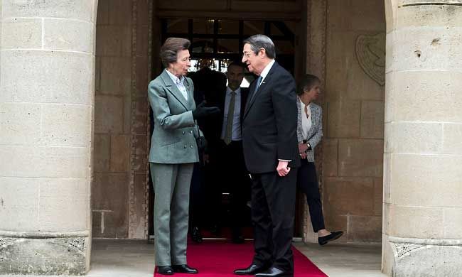 Princess Anne visits Cyprus in January 2023