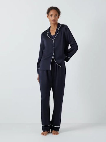 Piped Silk Pyjama Set