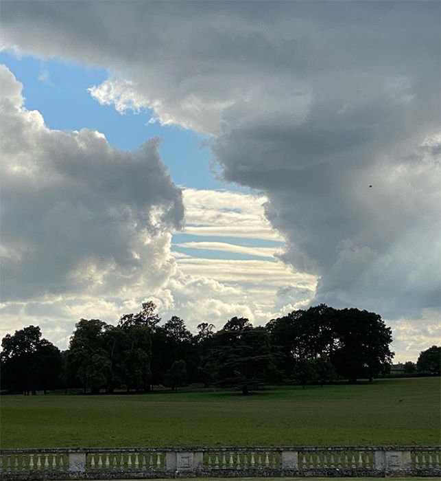 althorp house clouds