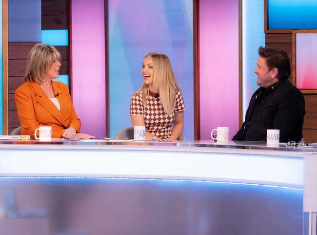 James Martin with Ruth Langsford and Katie Piper on Loose Women