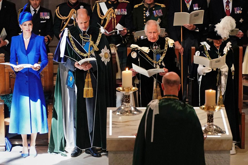 Princess Kate, Prince William, King Charles and Queen Camilla attend a National Service of Thanksgiving and Dedication in Edinburgh