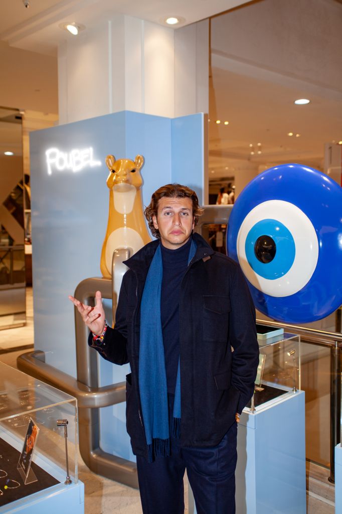 un gars de Gstaad à Selfridges 