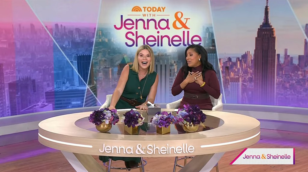 Jenna Bush Hager and Sheinelle Jones on the first episode of TODAY with Jenna & Sheinelle
