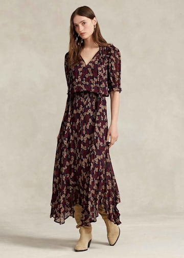 Ralph Lauren Floral Georgette Dress