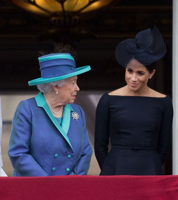 the queen and meghan