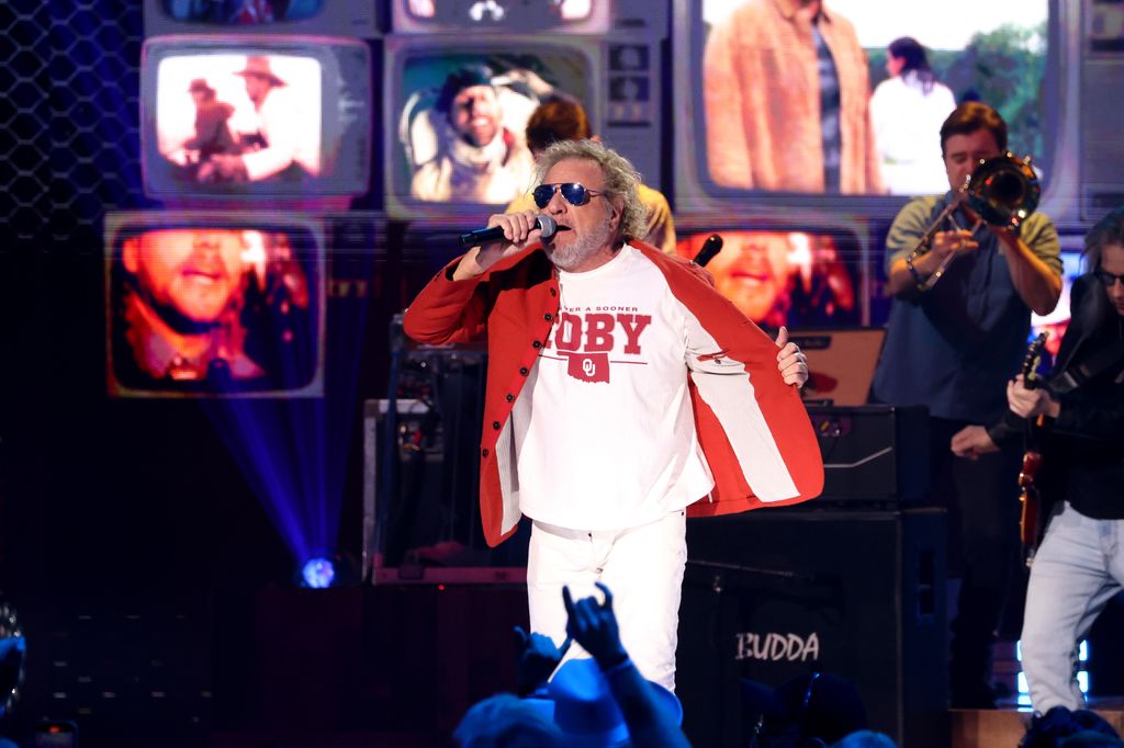 Sammy Hagar performs onstage during the 2024 CMT Music Awards at Moody Center on April 07, 2024 in Austin, Texas.