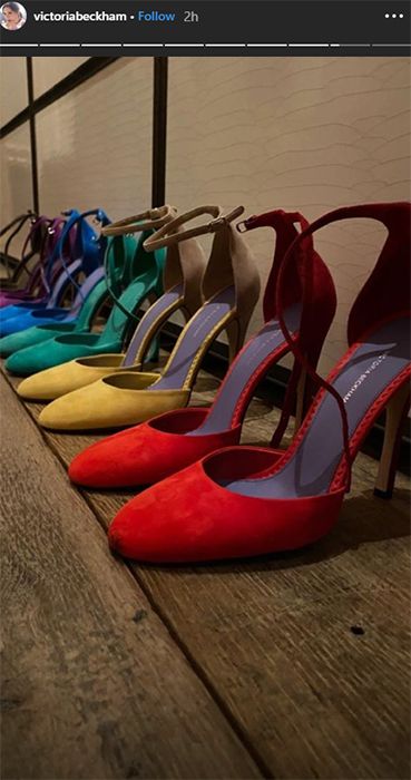 victoria beckham high heels instagram
