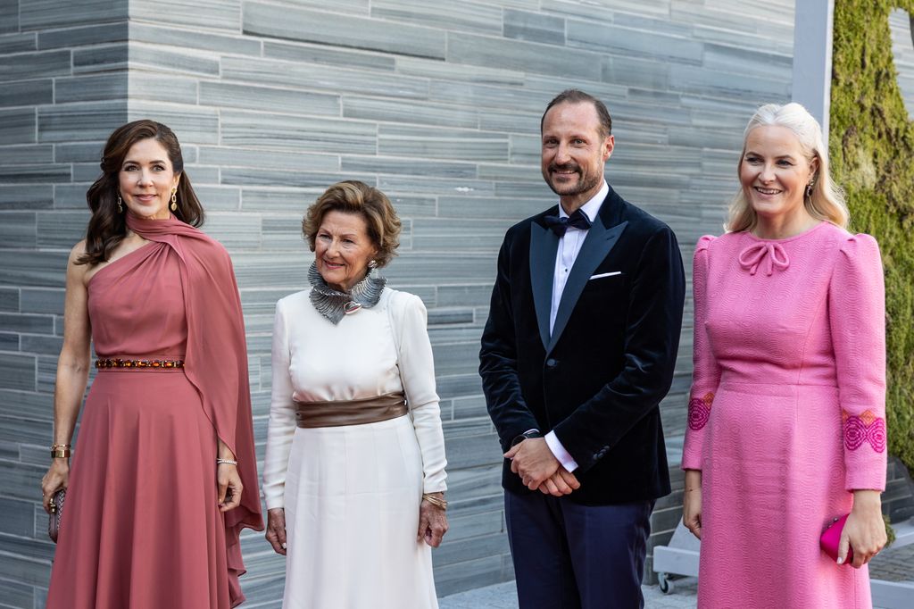 The Danish royals with the Norwegian royals 