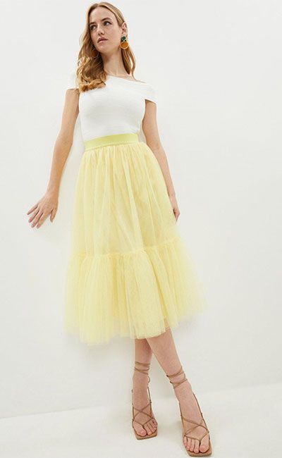 coast skirt yellow