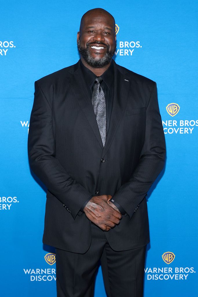 NEW YORK, NEW YORK - MAY 15: Shaquille O'Neal attends the Warner Bros. Discovery Upfront 2024 on May 15, 2024 in New York City.  (Photo by Dimitrios Kambouris/Getty Images for Warner Bros. Discovery)